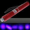 1000mW Focus Starry Pattern Blue Light Laser Pointer Pen with 18650 Rechargeable Battery Red