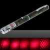 100mW meio aberto estrelado padrão luz vermelha nu ponteiro laser caneta camuflagem cor
