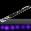 50mW Moyen Ouvrir Motif étoilé Light Purple Nu stylo pointeur laser couleur camouflage