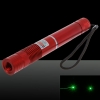 5mW 532nm fuoco verde del laser di fascio di luce Pointer Pen con 18.650 batteria ricaricabile Red
