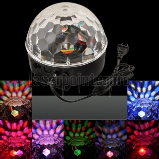 LB18R LT 18W de poupança de energia de iluminação de palco Auto / Sound Control RGB LED DJ LED Cristal Magic Ball Luz