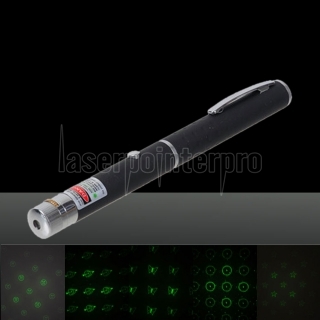 LT-WJ03 5mW 532nm Profesional verde de luz láser puntero Pen Negro
