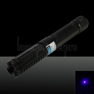 1000MW 532nm Raio Laser Pointer azul (2 x 1200mAh) Black