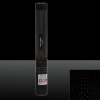 HJ-308 5mW 4-mode ciel étoilé Spot Vert & pointeur laser Red Light avec chargeur + batterie + Holder Noire