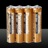 Baterias 4pcs Original Panasonic 630mAh AAA Ni-MH recarregáveis ​​Definir Laranja