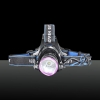 LT-2000LM T6 LED 1-ampoule 3 Modes Lampe frontale étanche (2 * 18650) violet et noir