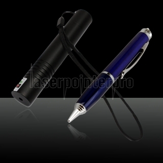 4 en 1 5mW pointeur laser rouge Pen (Red Lasers + LED Flashlight + écriture + Stylet PDA) + 30mW poche lampe de poche Style vert