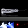 2 in 1 5mW 650nm 15 LED Flashlight Waterproof Camping Red Laser Pointer Pen (Red Lasers + LED Flashlight)