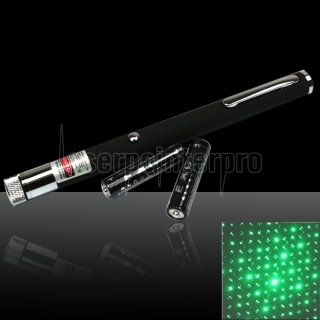 20mW 532nm Open-back Kaleidoscopic Green Laser Pointer Pen