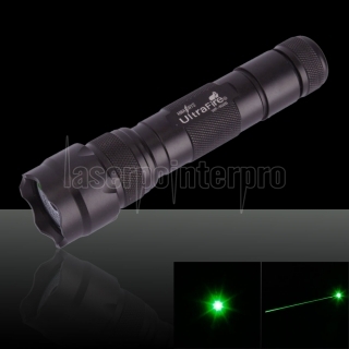 Puntatore laser verde stile 200 mW 532 nm WF-502B torcia elettrica (con una batteria 16340)