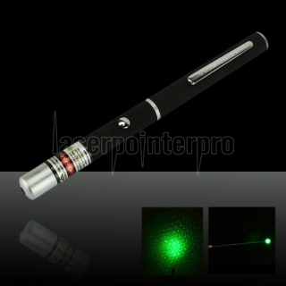 30mW 532nm Open-Back Kaleidoskop Laserpointer mit 2AAA Batterie