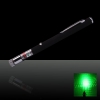 150mW 532nm Mid-ouverte kaléidoscopique stylo pointeur laser vert avec batterie 2AAA