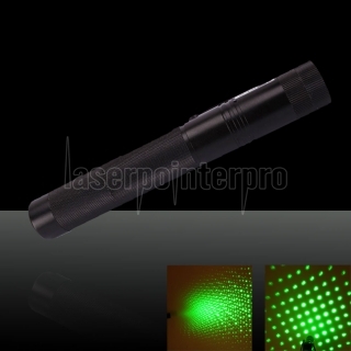 150mW 532nm stile della torcia elettrica Caleidoscopico puntatore laser verde Penna con 18650