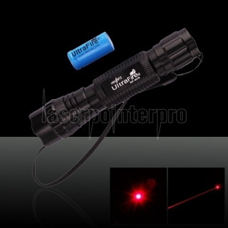 100mW 650nm Taschenlampe Stil 501B Typ rot Laserpointer mit 16340 Batterie
