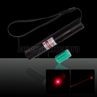 Lápiz rojo del puntero láser del estilo de la linterna de 100mW 650nm con la batería 15270