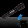 Stylo de pointeur de laser de style de lampe-torche de 100mW 532nm vert avec l'agrafe et la batterie libre