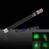 Ts-3019 5 en 1 100mW 532nm puntero láser verde pluma Negro (incluidos dos pilas LR03 AAA 1.5V)