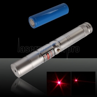 200mW 650nm Flashlight Style Red Laser Pointer Pen with 18650 Battery