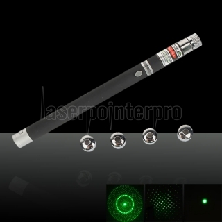 5 in 1 50mW 532nm Ts-3019 Type Green Laser Pointer Pen with 2AAA Battery