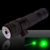 Mirino laser verde a forma di cappello da 100 mW 532 nm con supporto per pistola nero (con una batteria 16340)