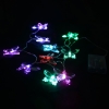 Lâmpada LED 10 LED (borboleta) colorida