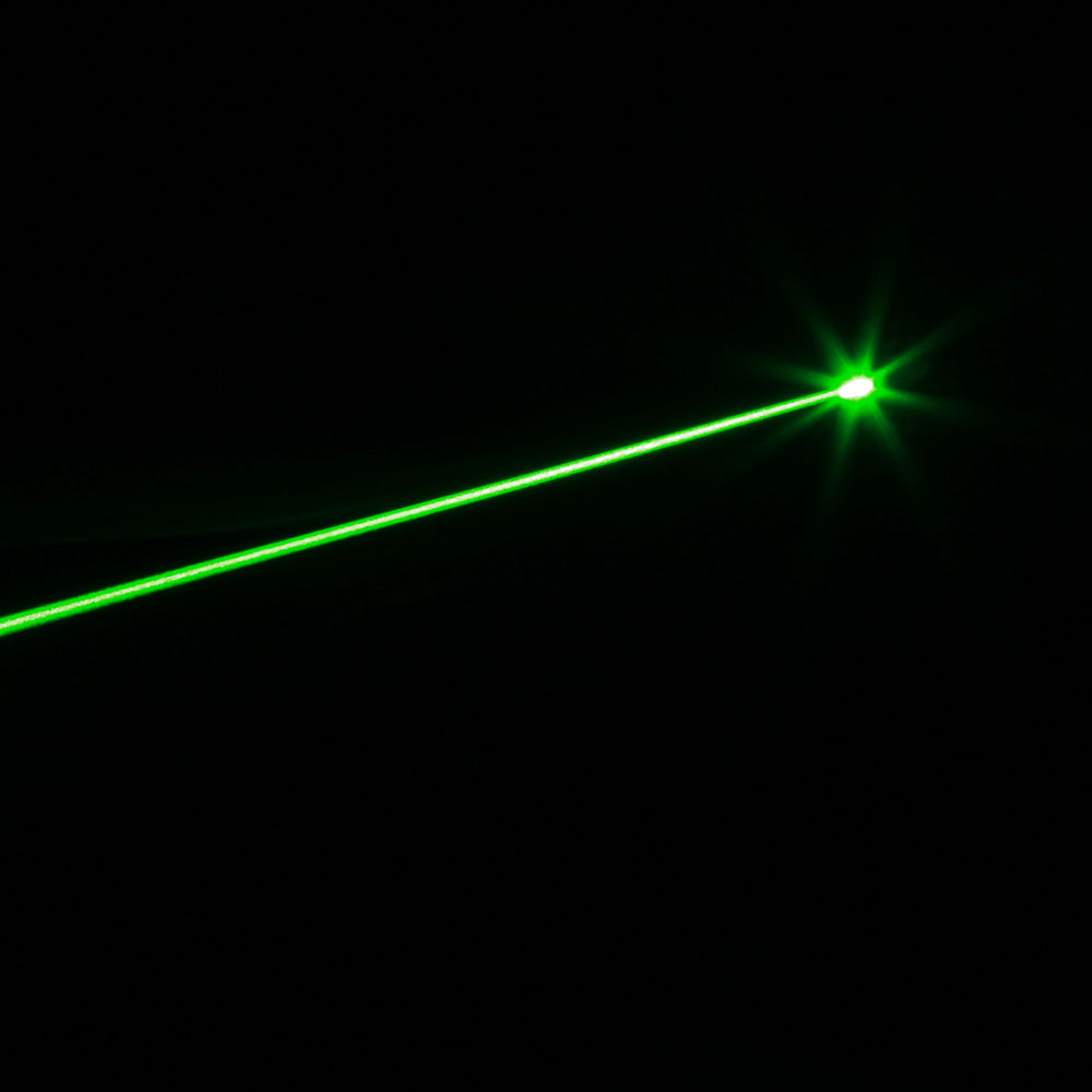 400mW 532nm Green Beam Light Laser Pointer Pen Silver Gray 853 - Laserpointerpro.com
