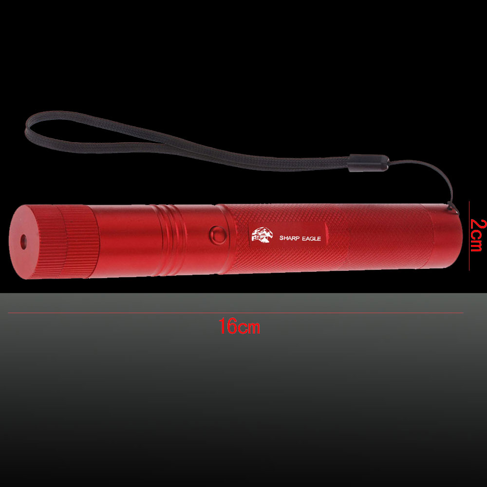 Rouge en aluminium imperméable de pointeur de laser de style étoilé de ciel de 500mW 405nm