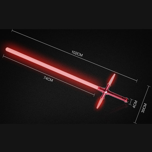 Red laser sword