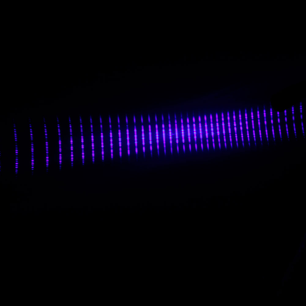 Kit de stylos pointeur laser pour faisceau bleu 10000mW 450nm 5 en 1, noir