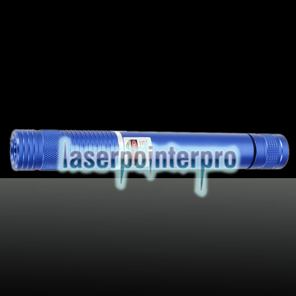 500MW grüner Laserpointer (1 x 4000mAh) blau