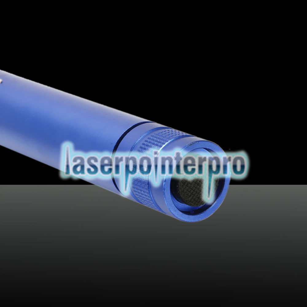 Pointeur laser vert à faisceau de 500MW (1 x 4000mAh) Bleu