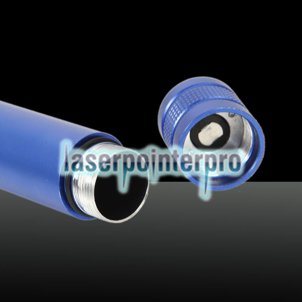 Pointeur laser vert à faisceau de 300MW (1 x 4000mAh) Bleu