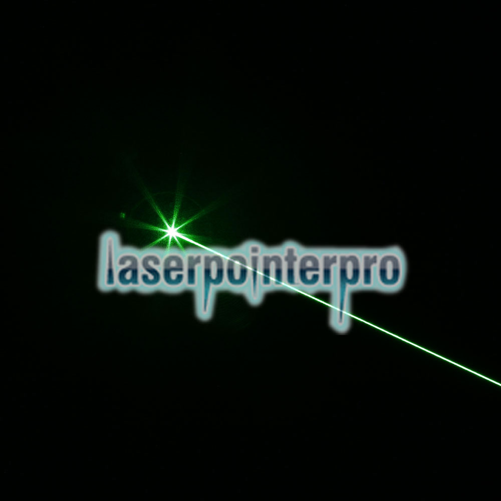 Pointeur laser vert à faisceau de 300MW (1 x 4000mAh) Bleu