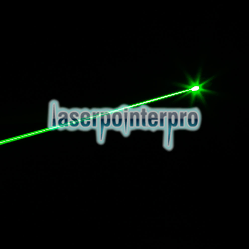 400mW 532nm Green Beam Light Laser Pointer Pen Silver Gray 853