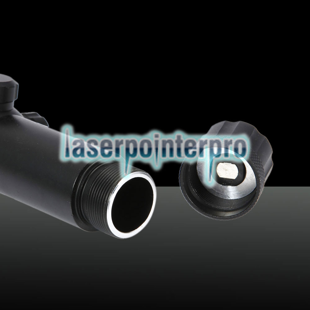 Faisceau de lumière 250mW 522-542nm faisceau de lumière verte tête pistolet laser noir
