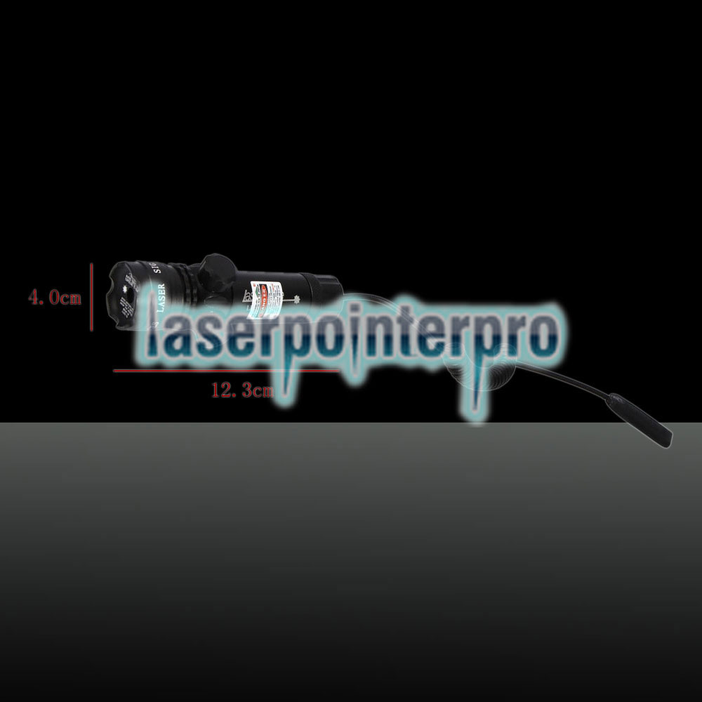 Set di caccia con pistola laser a testa di loto con luce verde a raggio di 230mW 532nm