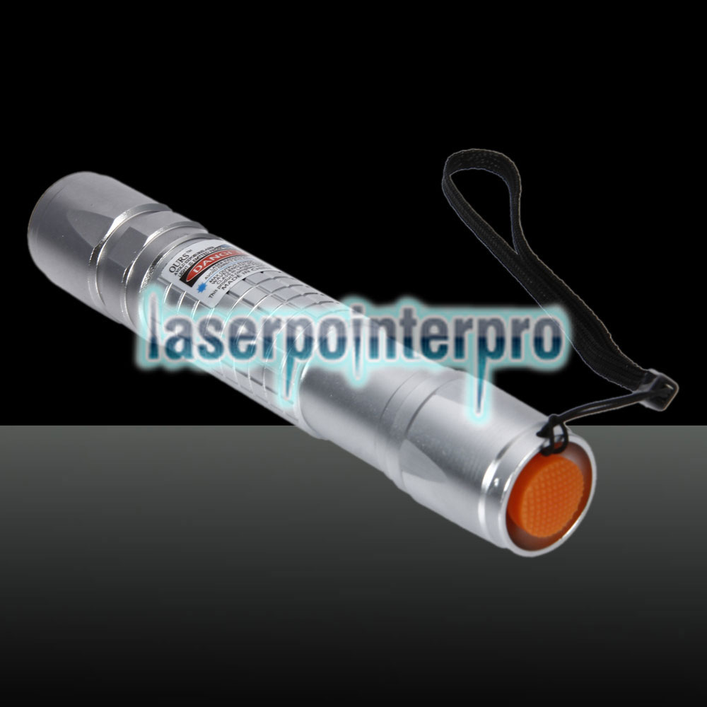 Torche laser à motif de contrôle de lumière violet faisceau 300 mW argent