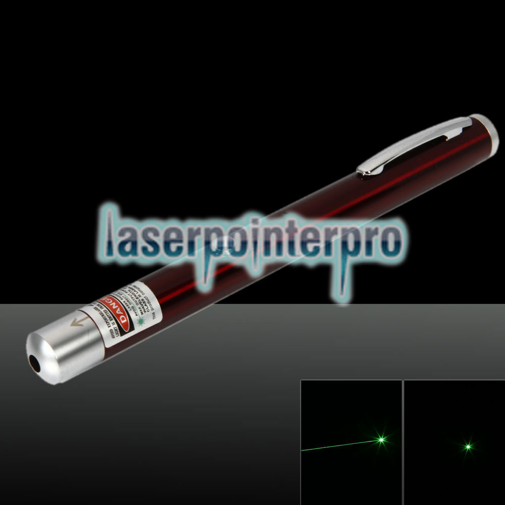 200mW 532nm feixe de luz ponto único recarregável Laser Pointer Pen Vermelho