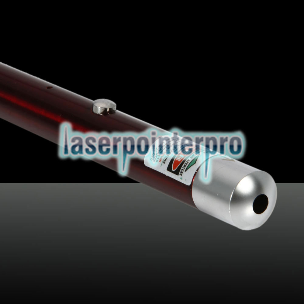 200mW 532nm feixe de luz ponto único recarregável Laser Pointer Pen Vermelho