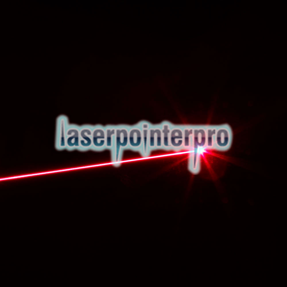 5mW 650nm Rotlichtstrahl-Punktlicht wiederaufladbare Laserpointer Schwarz