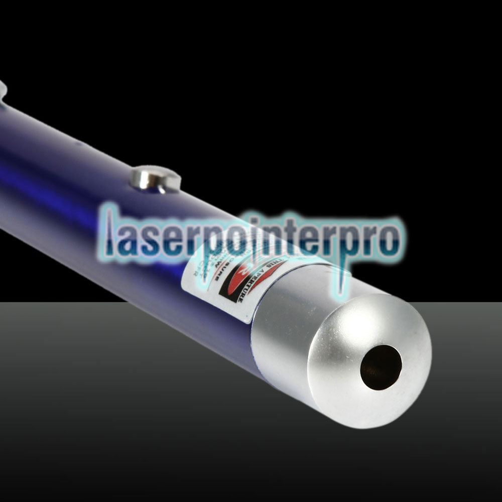 5mW 650nm feixe de luz vermelha ponto único recarregável Laser Pointer Pen azul
