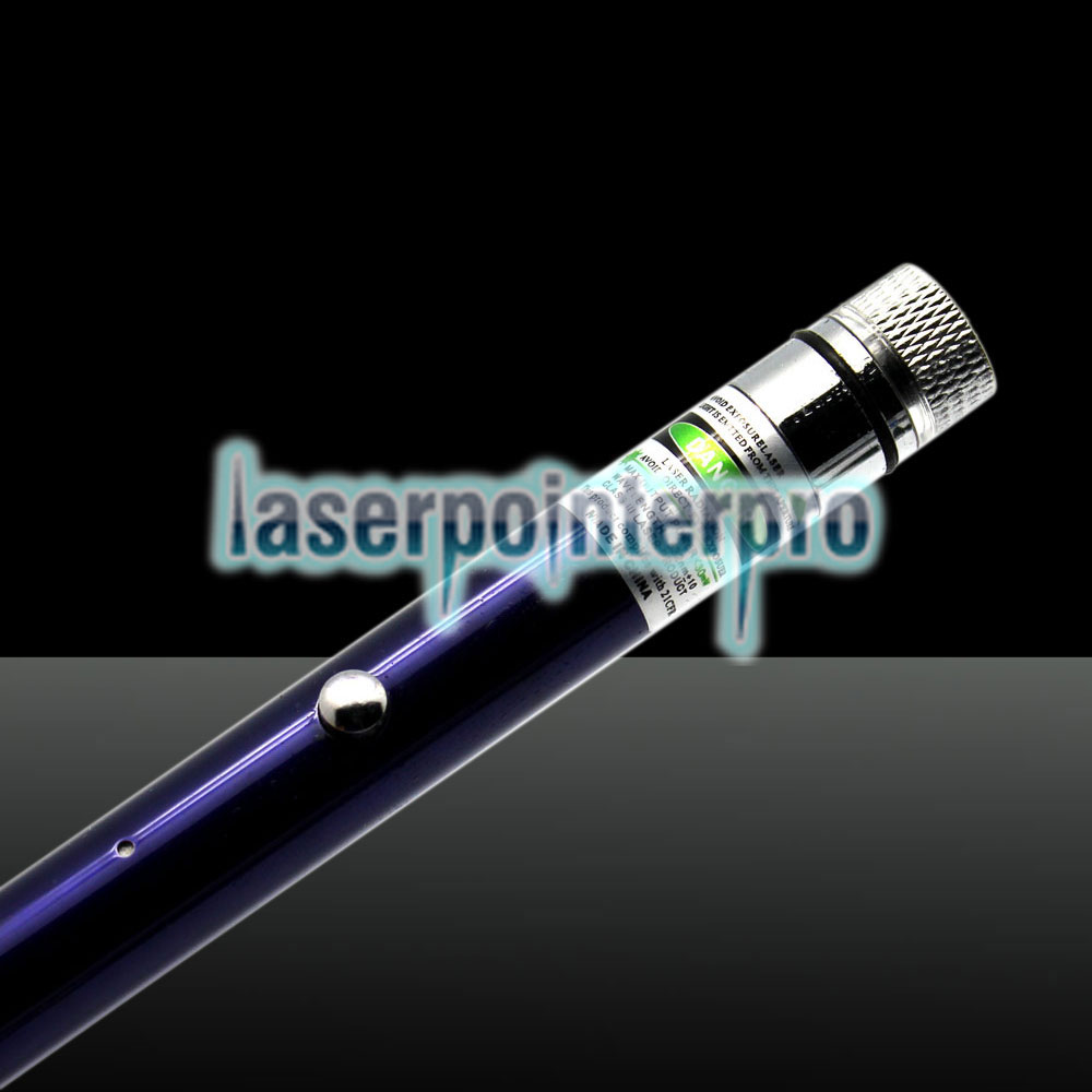 LT-ZS04 500mW 532nm 5-en-1 lápiz de puntero láser de carga USB púrpura