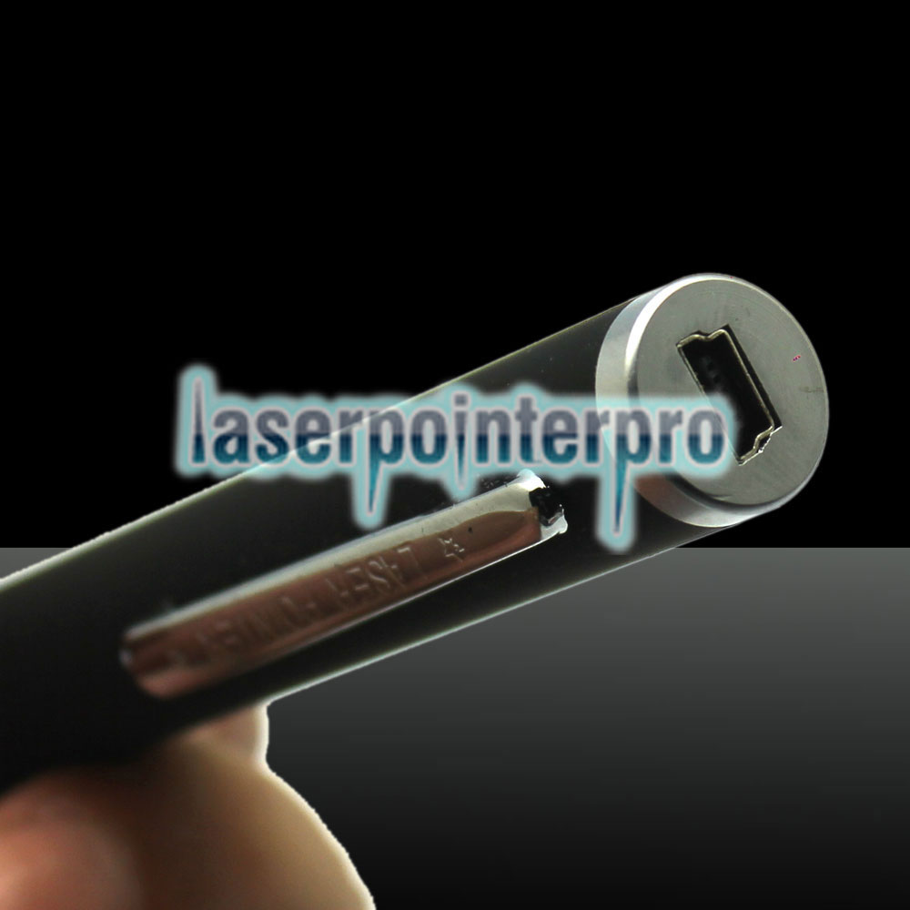 LT-ZS07 stylo pointeur laser de charge USB 500mW 532nm noir