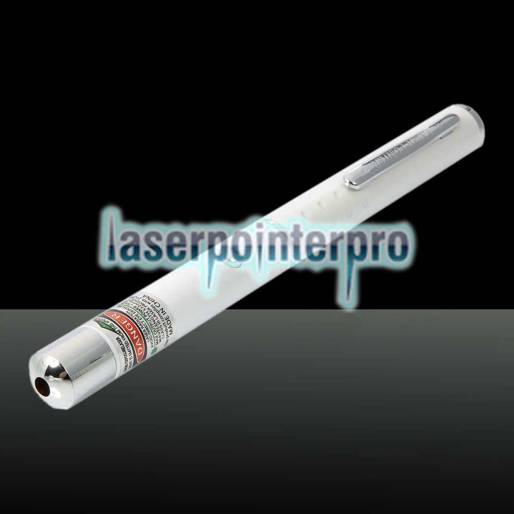 532nm 1mw grüner Laserstrahl Einpunkt-Laserpointer Pen White
