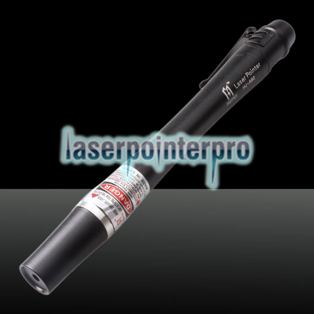 LT-650 500mW Mini-Taschenlampe Form Rotlicht Laserpointer Schwarz