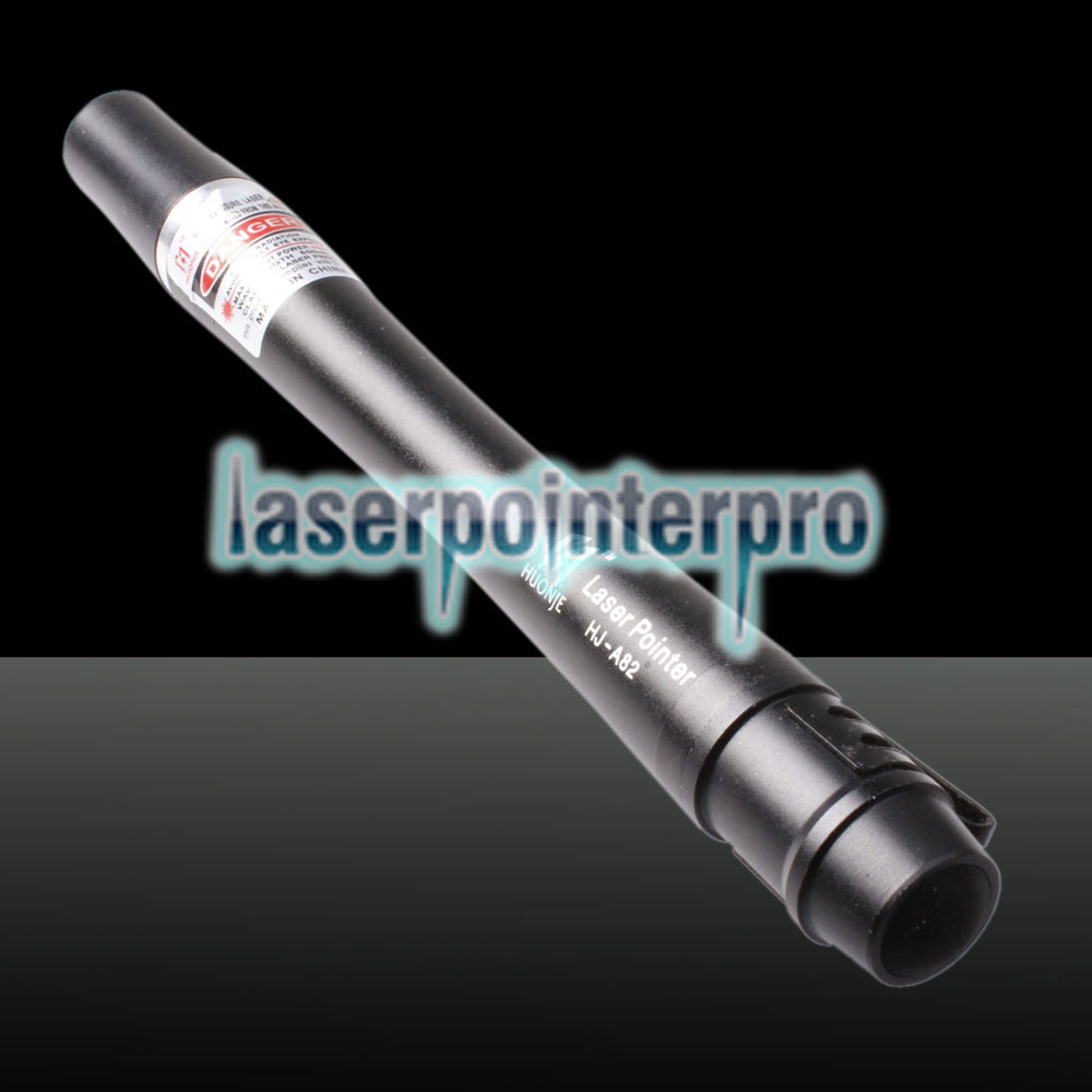 LT-650 500mW Mini lampe de poche Forme Rouge Lumière Stylo Pointeur Laser Noir