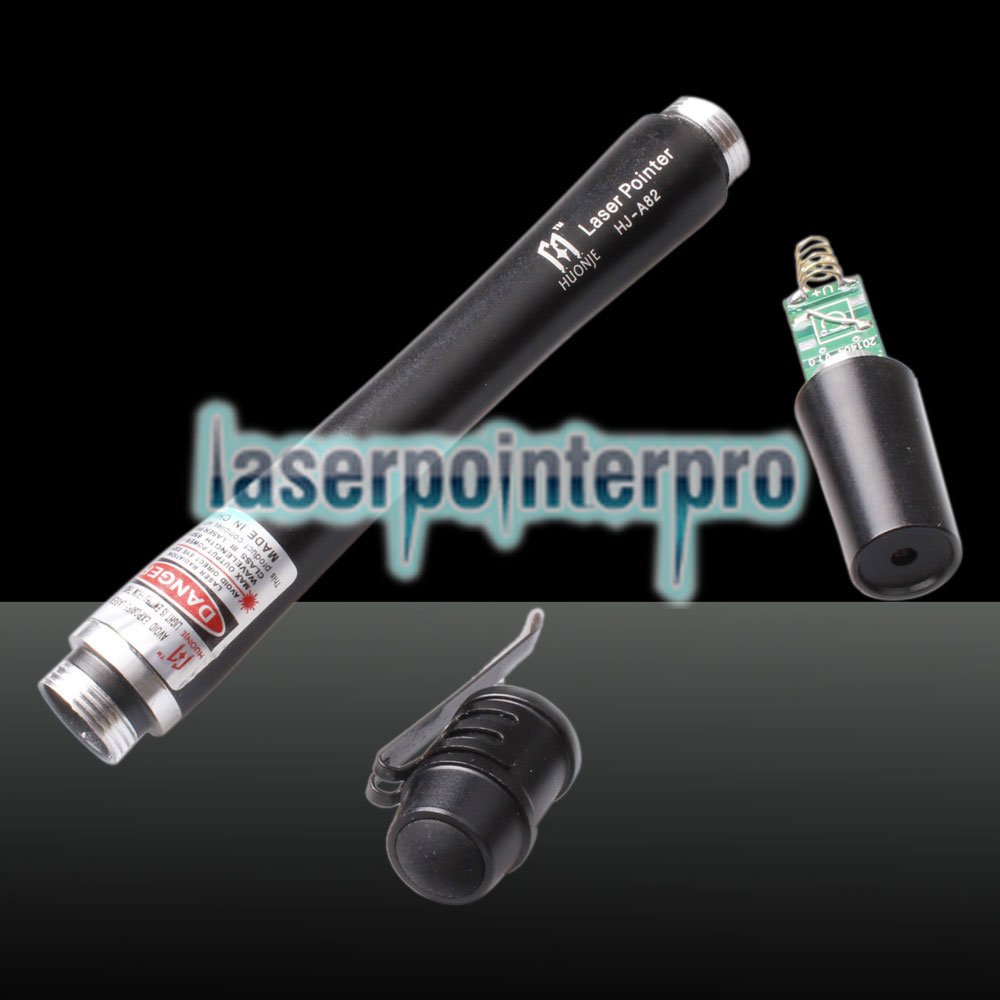 LT-650 300mW Mini-Taschenlampe Form Rotlicht Laserpointer Schwarz