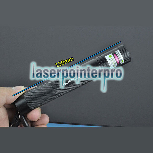 Laser 301 Einstellbarer Fokus Burn 5mw 532nm grüner Laserpointer schwarz