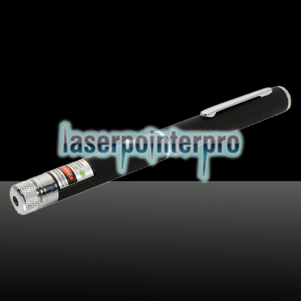 1mw 5 in 1 grüner Laserpointer Kaleidoskopischer Laserstift mit vier Laserköpfen schwarz
