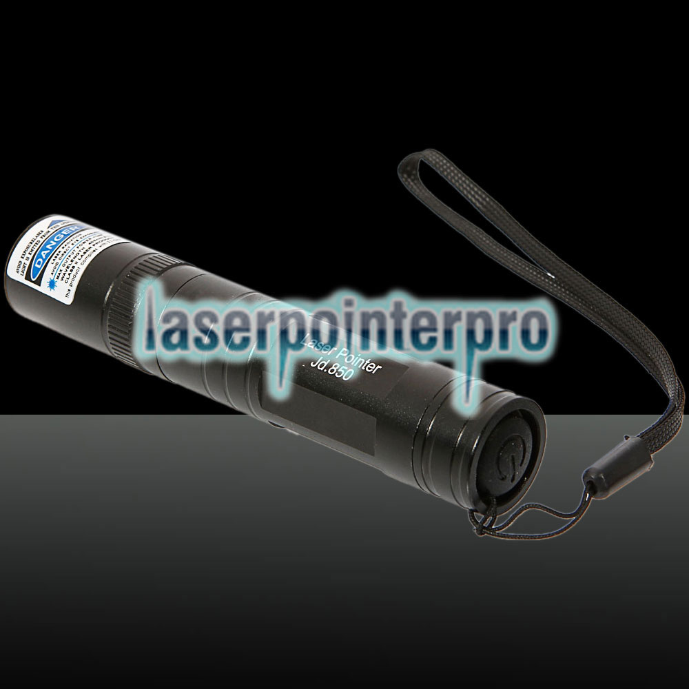 1mW 405nm Blauer und Lila Strahl Licht Tailcap Switch Laserpointer Schwarz 850